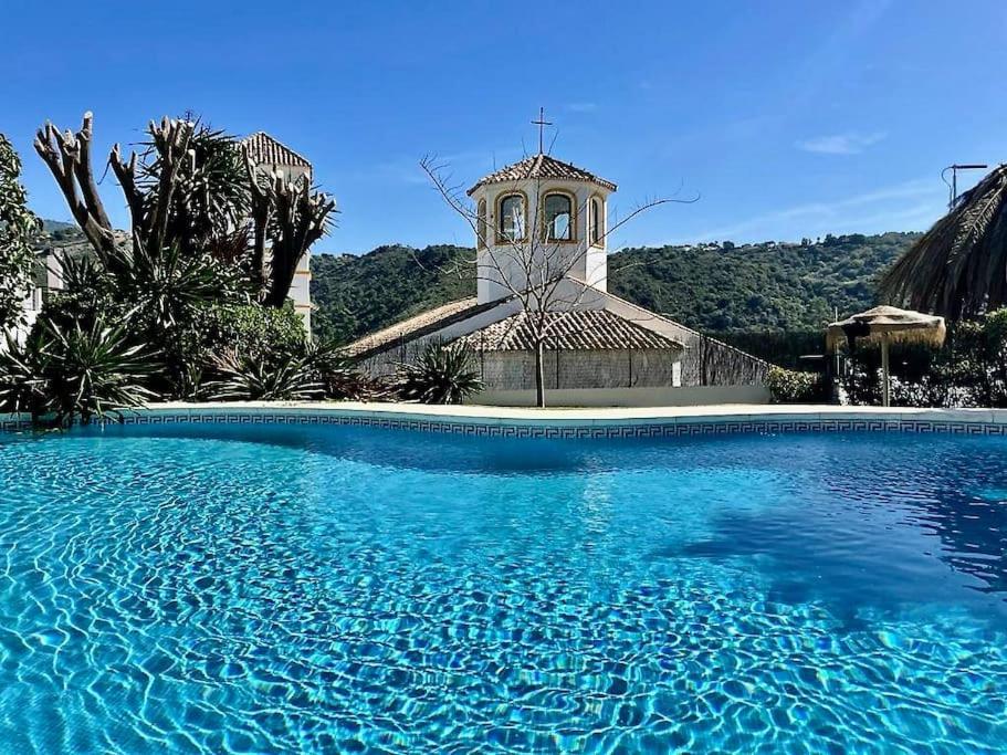 Hermosa Casita De Pueblo Con Piscina En Benahavís Esterno foto